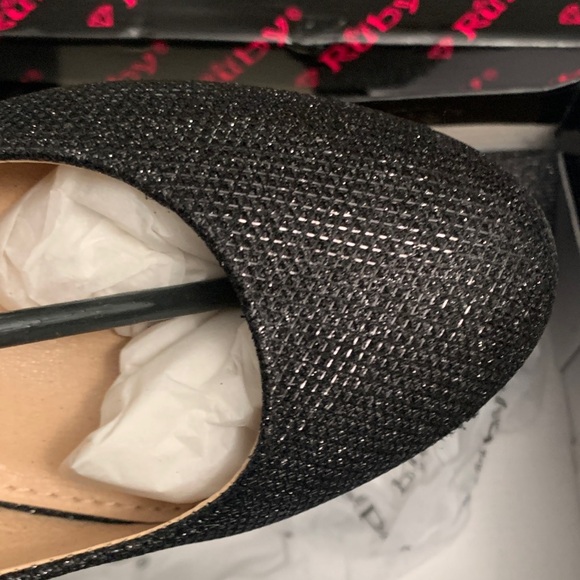 Ruby Rd. Sparkling Black Heels - Picture 4 of 10